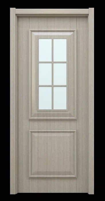 Màu xám ghi kết hợp với vân giả gỗ vô cùng bắt mắt của cửa gỗ nhựa Composite