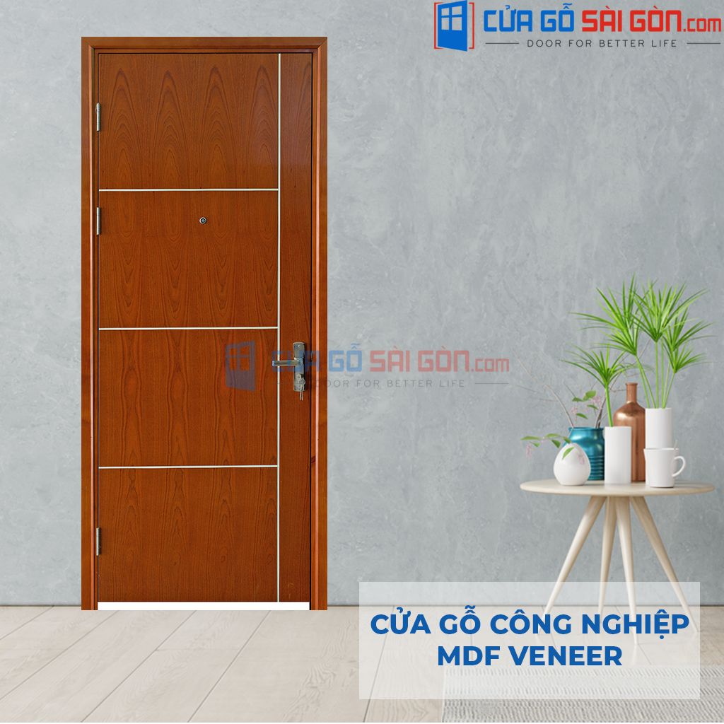 Cửa gỗ công nghiệp MDF Veneer có tính ứng dụng cao